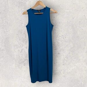Eileen fisher sleeveless tencel blend dress